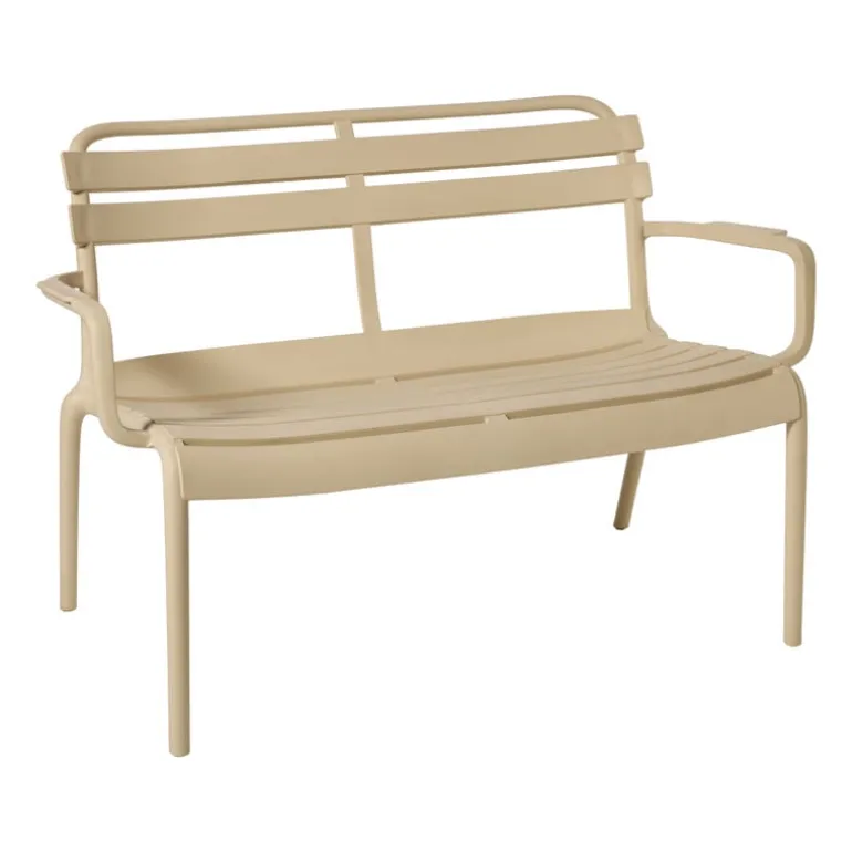 Tuinbank Napoli - beige - 76x68.5x113 cm