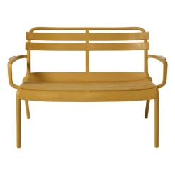 Tuinbank Napoli - geel - 76x68.5x113 cm