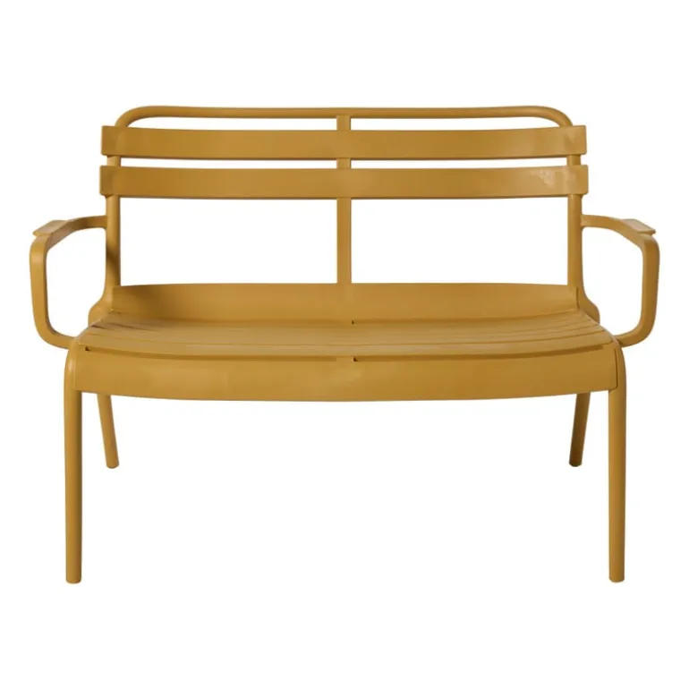Tuinbank Napoli - geel - 76x68.5x113 cm