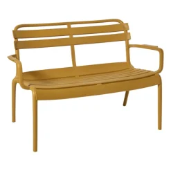 Tuinbank Napoli - geel - 76x68.5x113 cm