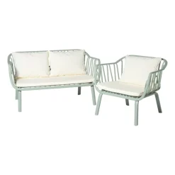 Tuinfauteuil como - groen - 68x78x63 cm