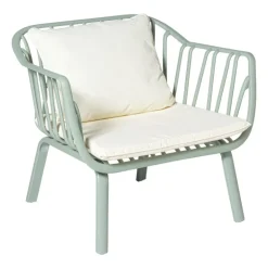 Tuinfauteuil como - groen - 68x78x63 cm