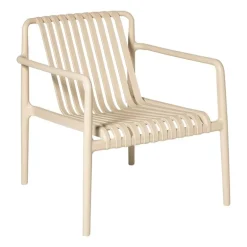 Tuinfauteuil Lea - beige - 75.5x75.5x66.5 cm