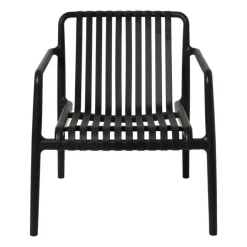 Tuinfauteuil Lea - zwart - 75.5x75.5x66.5 cm