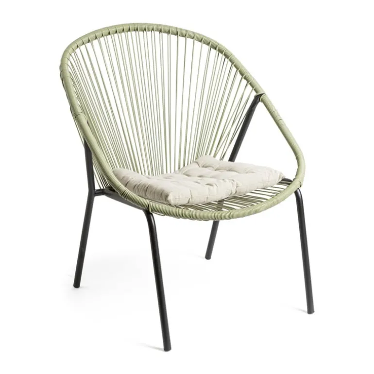 Tuinstoel Hawaii - groen - 74x74x84 cm