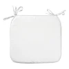 Tuinstoel kussen - beige - 38x41 cm