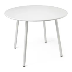 Tuintafel elisa rond - wit - ⌀95x71 cm
