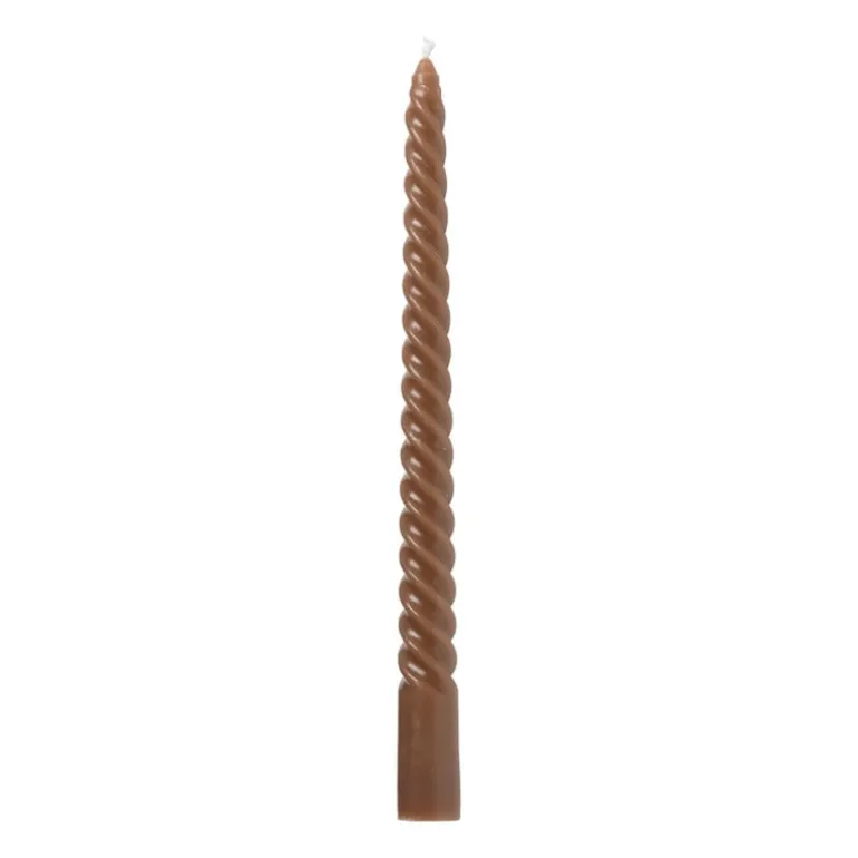 Twisted dinerkaars - terra - ⌀2x25 cm