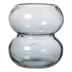 Vaas 2 bollingen - smoked - ø8x8.5 cm