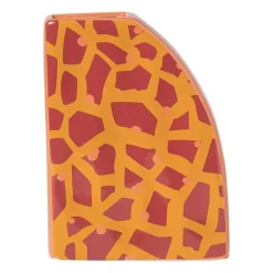 Vaas giraf - oranje - 19.8x15.3x5.2 cm