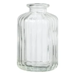 Vaasje mini - transparant - ø6.5x10 cm - diverse varianten