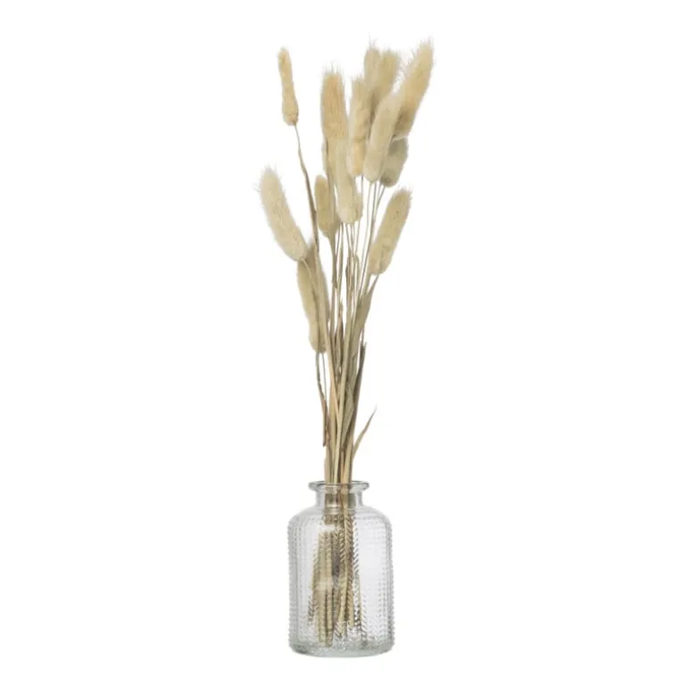 Vaasje mini - transparant - ø6.5x10 cm - diverse varianten
