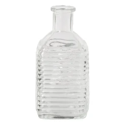 Vaasje mini - transparant - 6.5x6.5x13.5 cm - diverse varianten