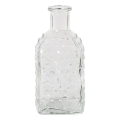 Vaasje mini - transparant - 6.5x6.5x13.5 cm - diverse varianten