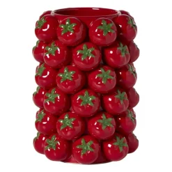 Vaas tomaat - rood - ø16.5x23 cm