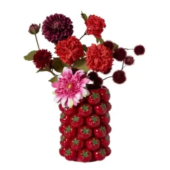 Vaas tomaat - rood - ø16.5x23 cm