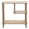 Vakkenkast Scandi laag - naturel - 75x75x30 cm