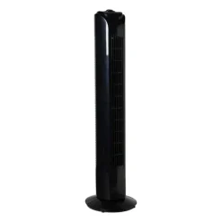 Ventilatortoren - zwart - 81x22x22 cm