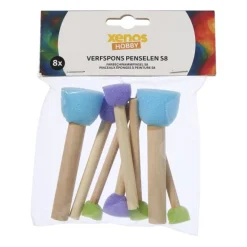 Verfspons penselen - set van 8