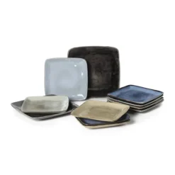 Vierkant bord Toscane - beige - 20 cm