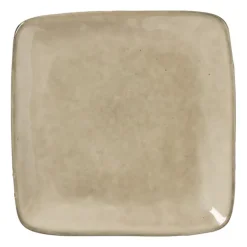 Vierkant bord Toscane - beige - 20 cm