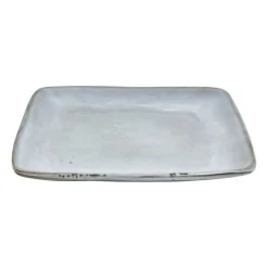 Vierkant bord Toscane - blauw - 20 cm