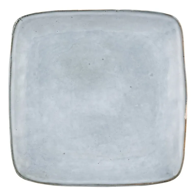 Vierkant bord Toscane - blauw - 25 cm