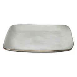 Vierkant bord Toscane - grijs - 20 cm
