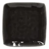 Vierkant bord Toscane - zwart - 20 cm