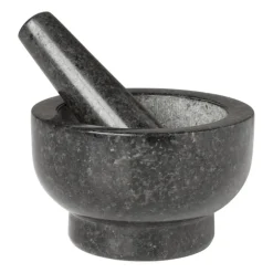 Vijzel graniet - zwart - ø12.5x7.5 cm
