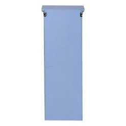 Vitrinekast 1 deur - blauw - 80x30x15 cm