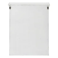 Vitrinekast 2 deuren - wit - 60x50x15 cm
