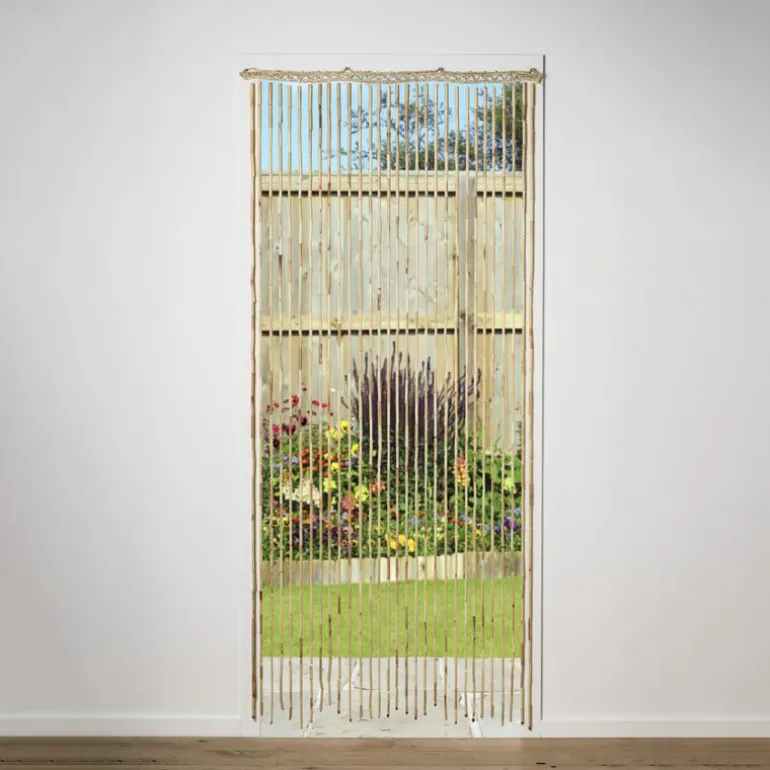 Vliegengordijn - bamboe - 90x200 cm