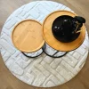 Vloerkleed native - wit - ø120 cm