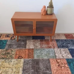 Vloerkleed patchwork - multikleur - 120x180 cm