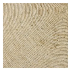 Vloerkleed riet - naturel - ø120 cm