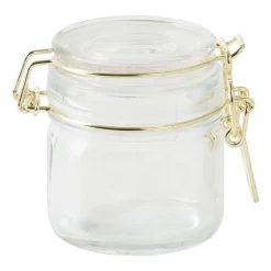 Voorraadpotje - 7x6 cm - goudkleurig