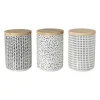 Voorraadpot Kasitoo stip - zwart/wit - 600 ml