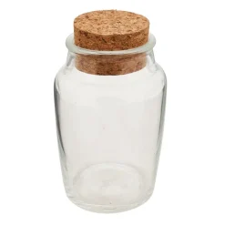 Voorraadpot met kurk deksel - 140 ml