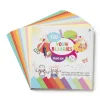 Vouwblaadjes - multikleur - 120 stuks
