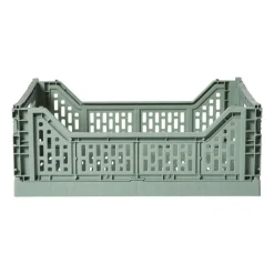 Vouwkrat groot - groen - 14.5x40x30 cm