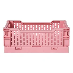 Vouwkrat klein - roze - 6x15x10 cm