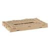 Vouwkrat middel - beige - 10.5x27x17 cm
