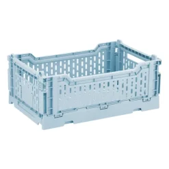 Vouwkrat middel - grijs - 10x17x27 cm