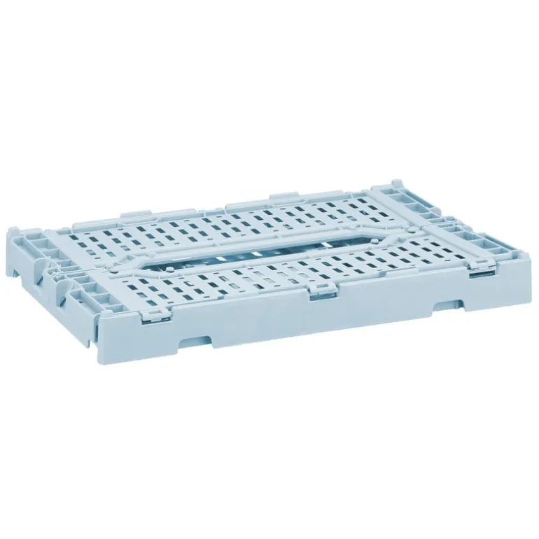 Vouwkrat middel - grijs - 10x17x27 cm