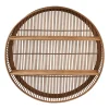 Wandkastje bamboe rond - ø75x13 cm