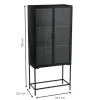 Wandkast Memphis - 155x70.5x35.5 cm