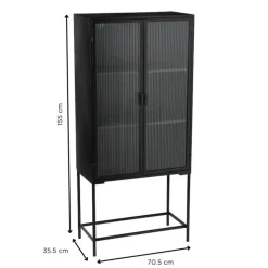 Wandkast Memphis - 155x70.5x35.5 cm