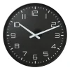 Wandklok Gina - zwart - ø40x4.5 cm