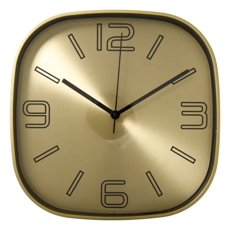 Wandklok - goud/zwart - ø28.7 cm